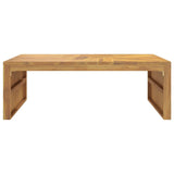 ZNTS Coffee Table 110x60x38 cm Solid Wood Teak 4009315