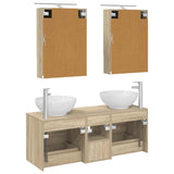 Bathroom Furniture Set 5 pcs Sonoma Oak 3406961