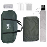 Party Tent Army green 600 x 600 x 400 cm Polyester and Steel 42028614