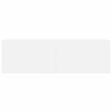 6 Piece TV Cabinet Set White Engineered Wood 3078699