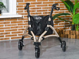 3 Wheel Rollator, Lightweight Aluminium Tri Walker with Adjustable Handle, Storage Bag and Dual T3398P344118