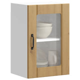Kitchen Wall Cabinet with Glass Door Lucca Artisan Oak 853776