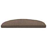Self-adhesive Stair Mats 15 pcs Coffee Brown 80 x 24.5 x 3.5 cm 42038639