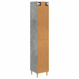 Cabinet Set 2 pcs Concrete Grey Engineered Wood 3416712