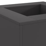 Fire Pit Black 60 x 60 x 30 cm Steel 858918
