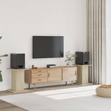 Speaker Stands 2 pcs Sonoma Oak 30x30x60 cm Engineered Wood 852656