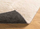 Medium Pile Soft and Washable Rug HUARTE Beige 80 x 1000 cm 42022490