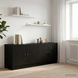 Bed Cabinet 2 pcs Black Oak 66 x 35 x 48 cm Engineered Wood 893716