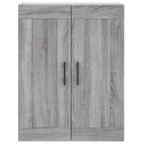 Highboard Grey Sonoma 69.5x34x180 cm Engineered Wood 3200095