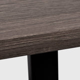 Desk with 2 Shelves Grey and Oak 20137