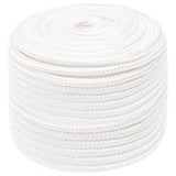 Boat Rope Full White 12 mm 100 m Polypropylene 152566