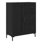 Highboard Black Oak 69.5 x 34 x 180 cm Engineered Wood 3416137