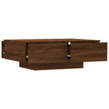 Coffee Table Brown Oak 90x60x31 cm Engineered Wood 815197