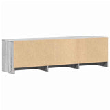 TV Cabinet Grey Sonoma 140 x 34 x 40 cm Engineered Wood 8006560