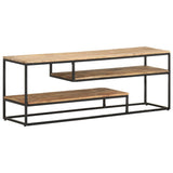 TV Cabinet 130x30x45 cm Rough Mango Wood 321623