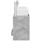 Bathroom Cabinet Set 3 pcs Concrete Grey 53 x 34.5 x 63 cm 3405854