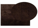 Medium Pile Soft and Washable Rug HUARTE Brown 200 x 200 cm 42022474