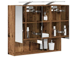 Bathroom Mirror Cabinet Old Wood 60 x 14.5 x 70 cm 889197