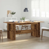 ZNTS Dining Table Old Wood 180x90x76 cm Engineered Wood 855844