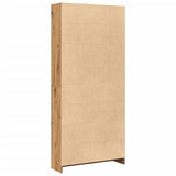 Bookcase Artisian Oak 80x24x176 cm Engineered Wood 857861