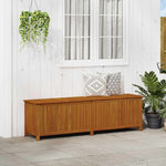 Garden Storage Box 200x50x58 cm Solid Acacia Wood 316500