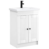 Bathroom Furniture Set High Gloss White 56 x 37.5 x 81 cm 3404188