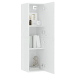 TV Cabinet White 30.5x30x110 cm Engineered Wood 803362