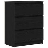 Sideboard Black Oak 60x35x76 cm Engineered Wood 862493