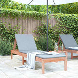 Sun Lounger Natural Wood Solid Douglas Wood Large 825075