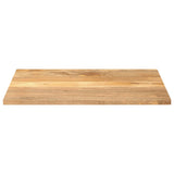 Table Top 90x80x3.8 cm Rectangular Solid Wood Mango 371546