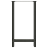 Bar Table Legs Anthracite 2 pcs 40x cm Steel 4013326