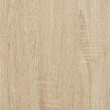 Bed Frame Sonoma oak Engineered wood, solid eucalyptus wood Double 3328701