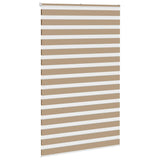 ZNTS Zebra Blind Sand Brown 145x200 cm Fabric Width 140.9 cm Polyester 4014582