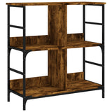 Bookshelf Smoked Oak 78.5x33x82 cm Engineered Wood 835246
