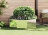 Planter Silver 120 x 120 x 50 cm Galvanised Steel 883750
