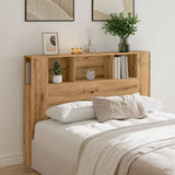 Headboard Cabinet Artisan Oak 140x18.5x102.5 cm Engineered Wood 856881
