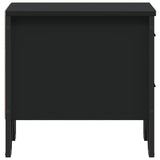 Bedside Cabinet Black 40x41x40 cm Engineered Wood 848504