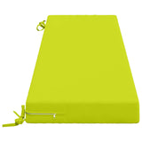2-Piece Bench Cushions SOEST 2 pcs 100% Polyester Bright Green 949921