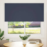 ZNTS Roller Blind Blackout Marine 155x175 cm Fabric Width 151.6 cm Polyester 4011555