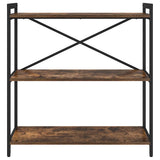 Bookshelf Smoked Oak 80 x 30 x 85 cm Engineered Wood 868427