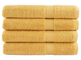 Premium Bath Towels "SOLUND" 4 pcs Gold 100x150 cm 600 gsm 137288