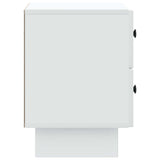 Bedside Cabinet 2 pcs White 43 x 34.5 x 47.5 cm Engineered Wood 893836