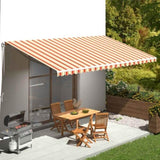 Replacement Fabric for Awning Yellow and Orange 6x3 m 312023