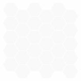 Hexagon Tile 20 pcs White 30 x 30 cm Polyurethane and PET 42046226