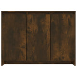 Sideboard Smoked Oak 102x33x75 cm Engineered Wood 813014