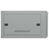Network Cabinet with Storage Grey 60 x 60 x 35 cm Steel 42017636