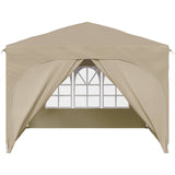 Pop-up Party Tent 290 x 290 x 245 cm Cream 42019867