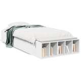 Bed Frame without Mattress White 100x200 cm 3280601