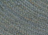 Handmade Rug Jute Round 150 cm Olive Green 133670
