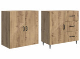 Cabinet Set 2 pcs Artisan Oak 66 x 34.5 x 89.5 cm 3416663
